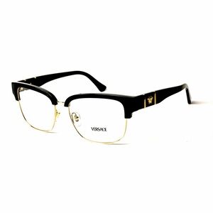 Versace Mod 3348 GB1 Black Gold Authentic New